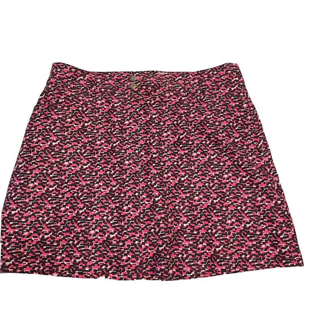 slazenger Ladies sz 4  Tennis Golf Pickleball skort pink geometric